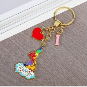 广东旅游城市文创纪念品金属钥匙扣-广州塔